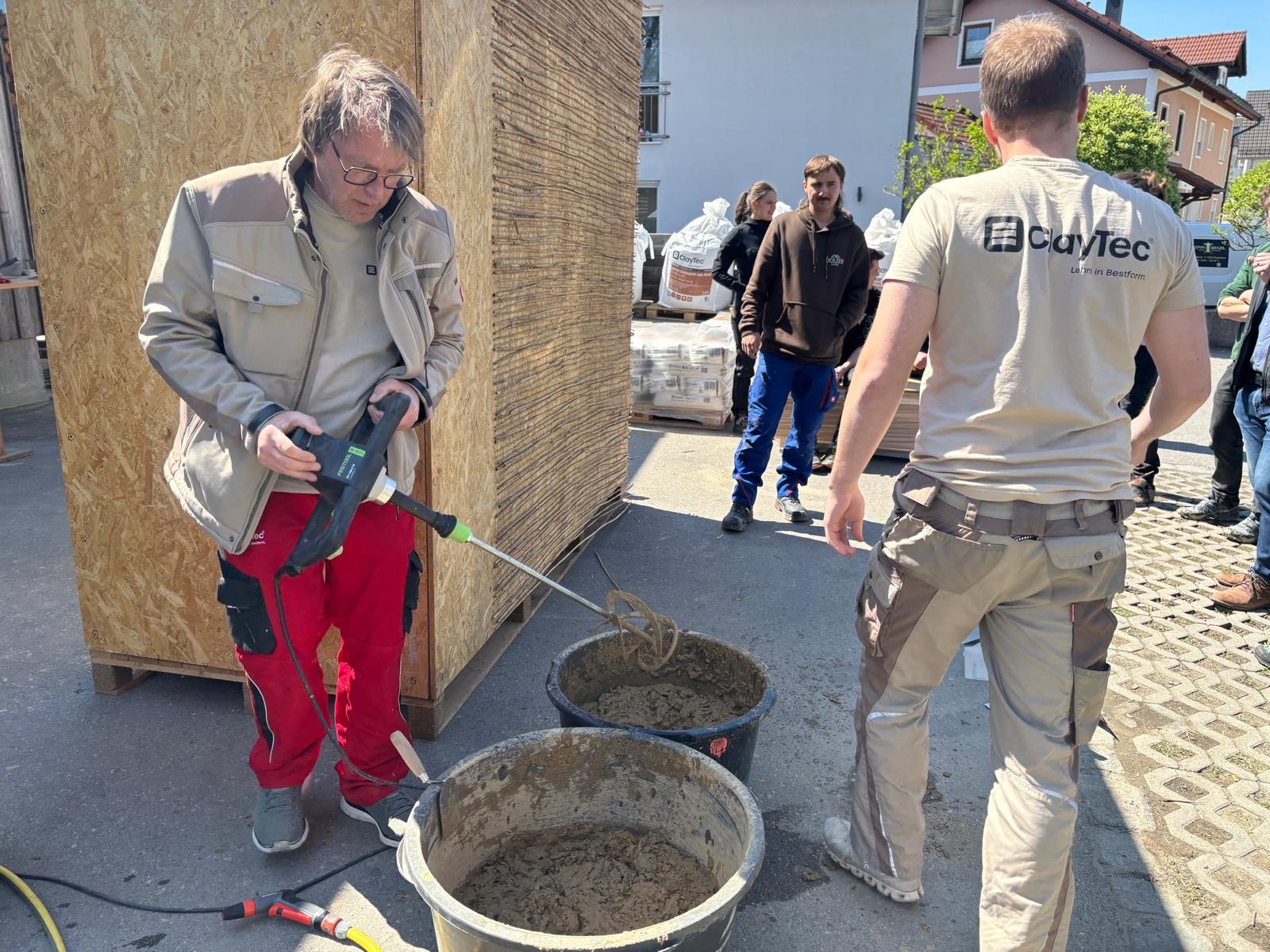 Lehmbau Workshop Spachtel