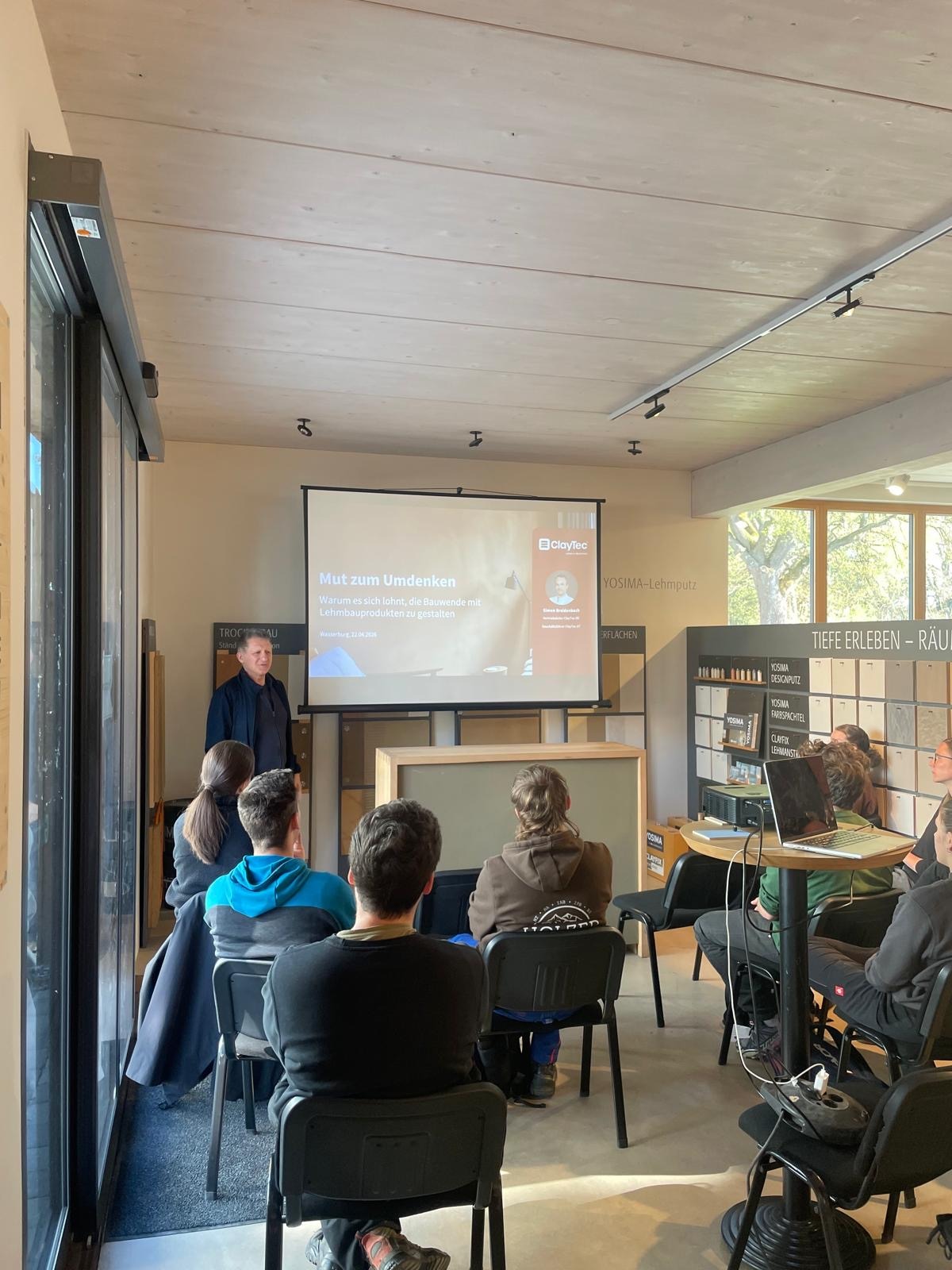 Lehmbau Workshop Vortrag